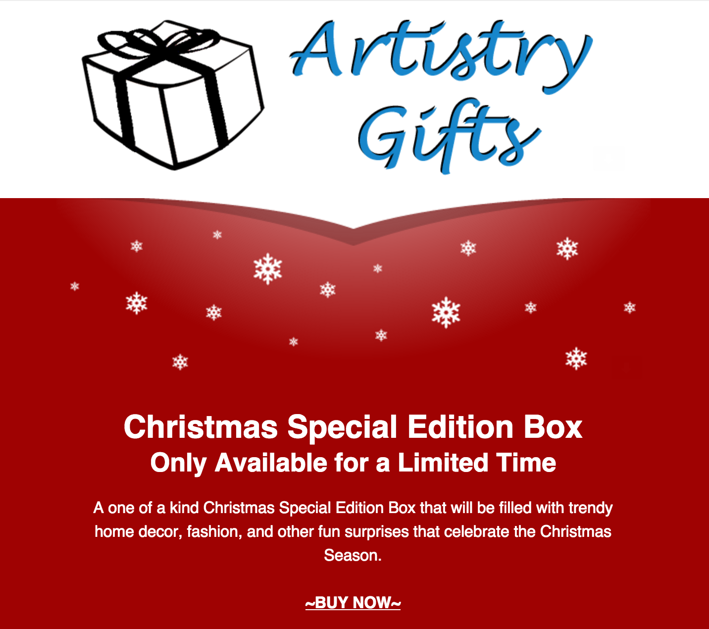 Artistry Gifts Christmas Special Edition Box Available Now