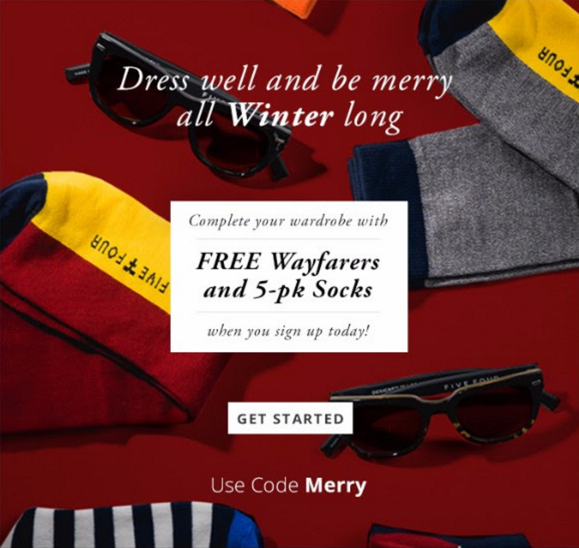 Five Four Club Sale – 5 Free Pairs of Socks + Sunglasses