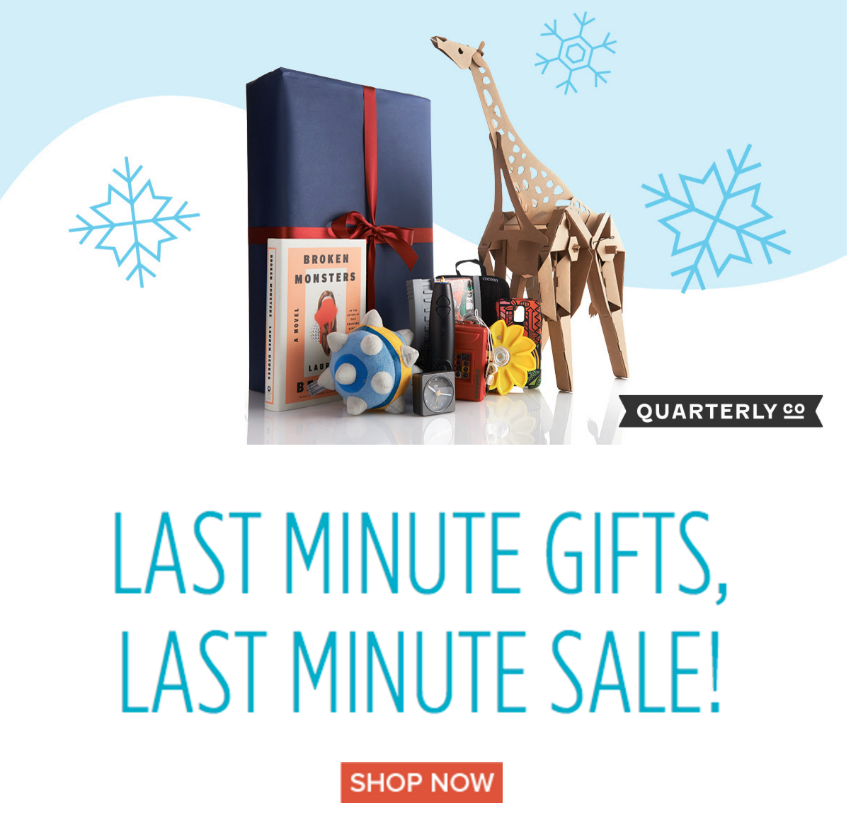 Last Minute Holiday Quarterly Sale 50% Off + 20% Coupon
