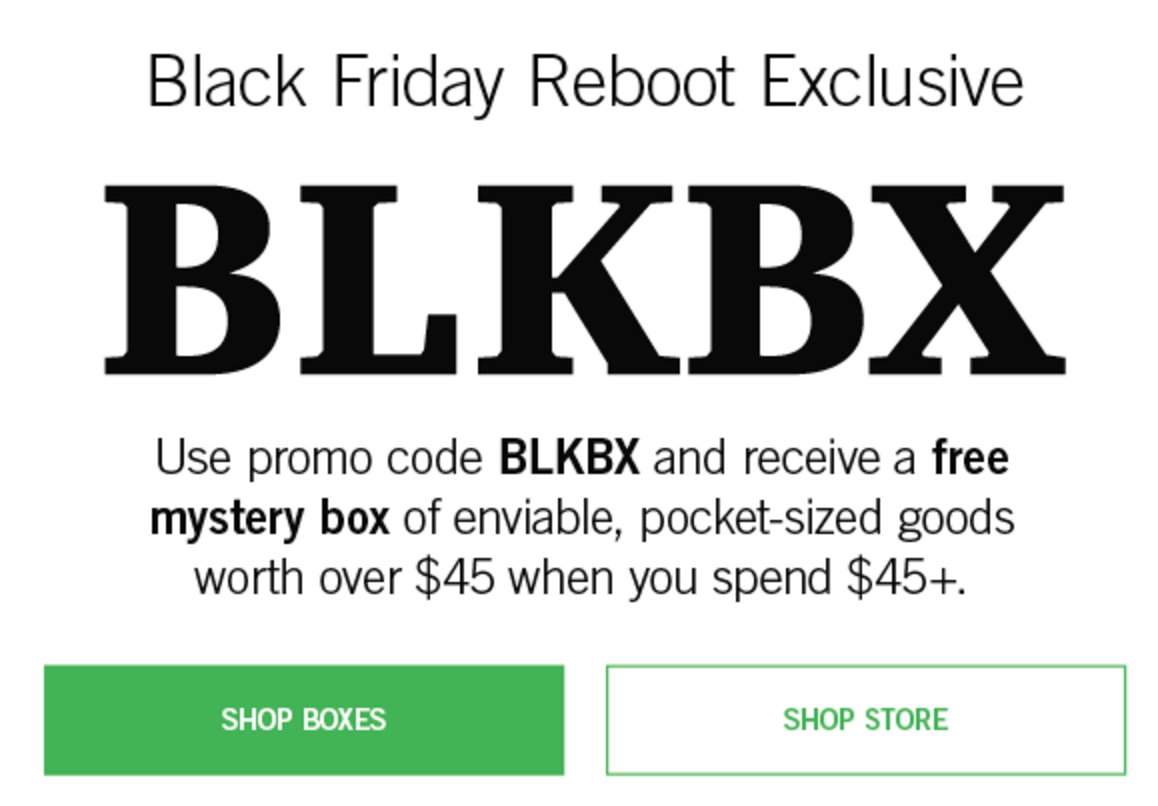 Today Only! Bespoke Post Free Black Box Deal is Back!