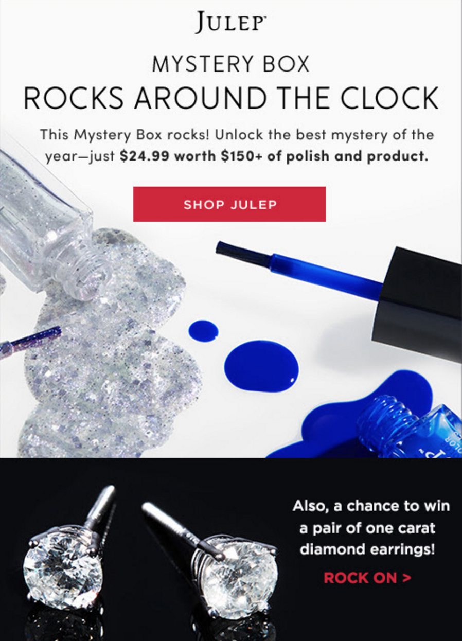 Julep Rock Around the Clock Mystery Box + Coupon Code!