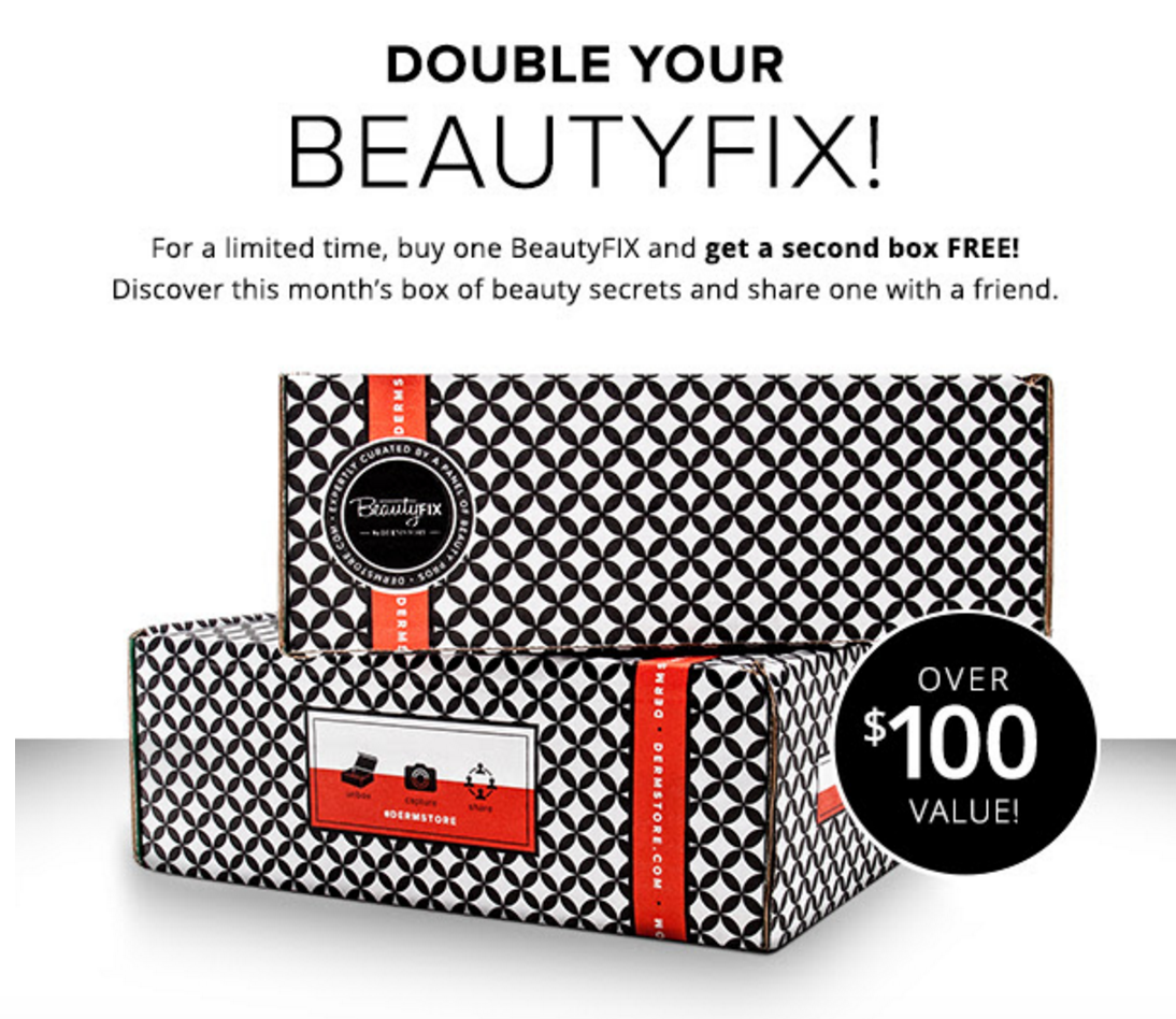 Beauty FIX Sale – Buy One Box Get One Free!