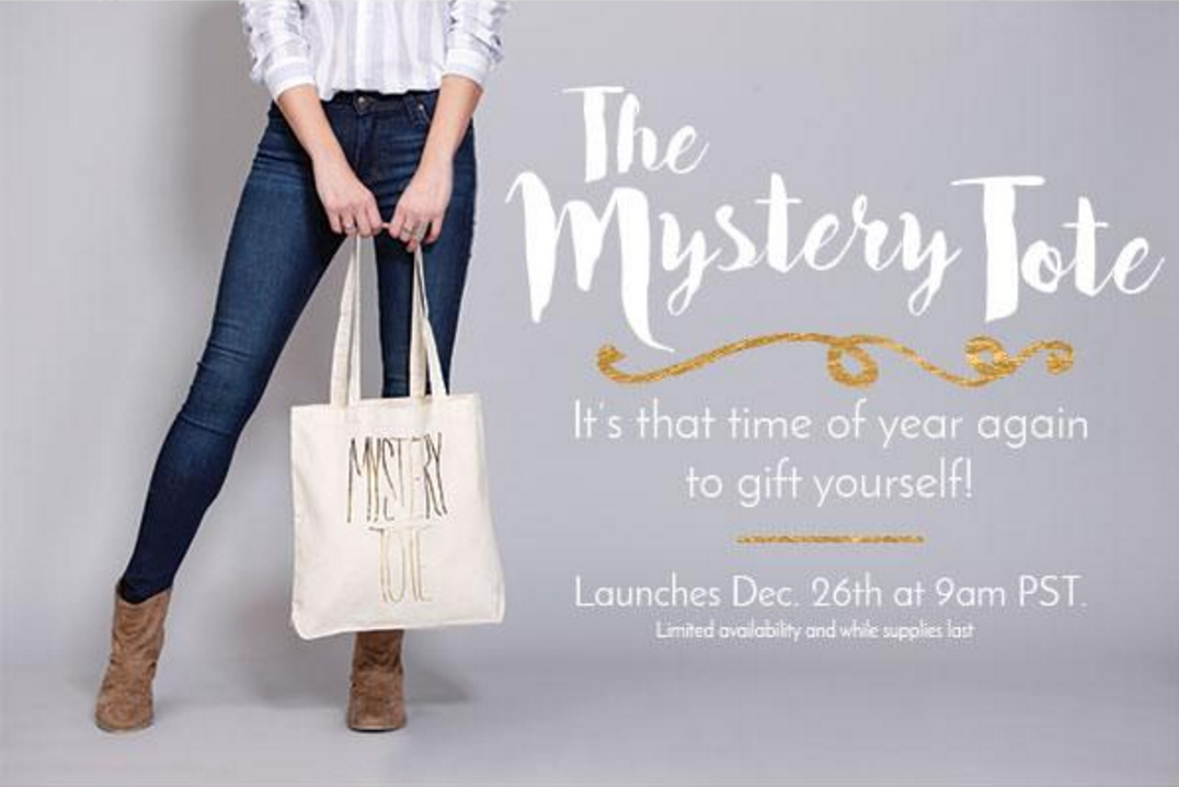 Reminder: Golden Tote 2015 Mystery Totes Launches at Noon!