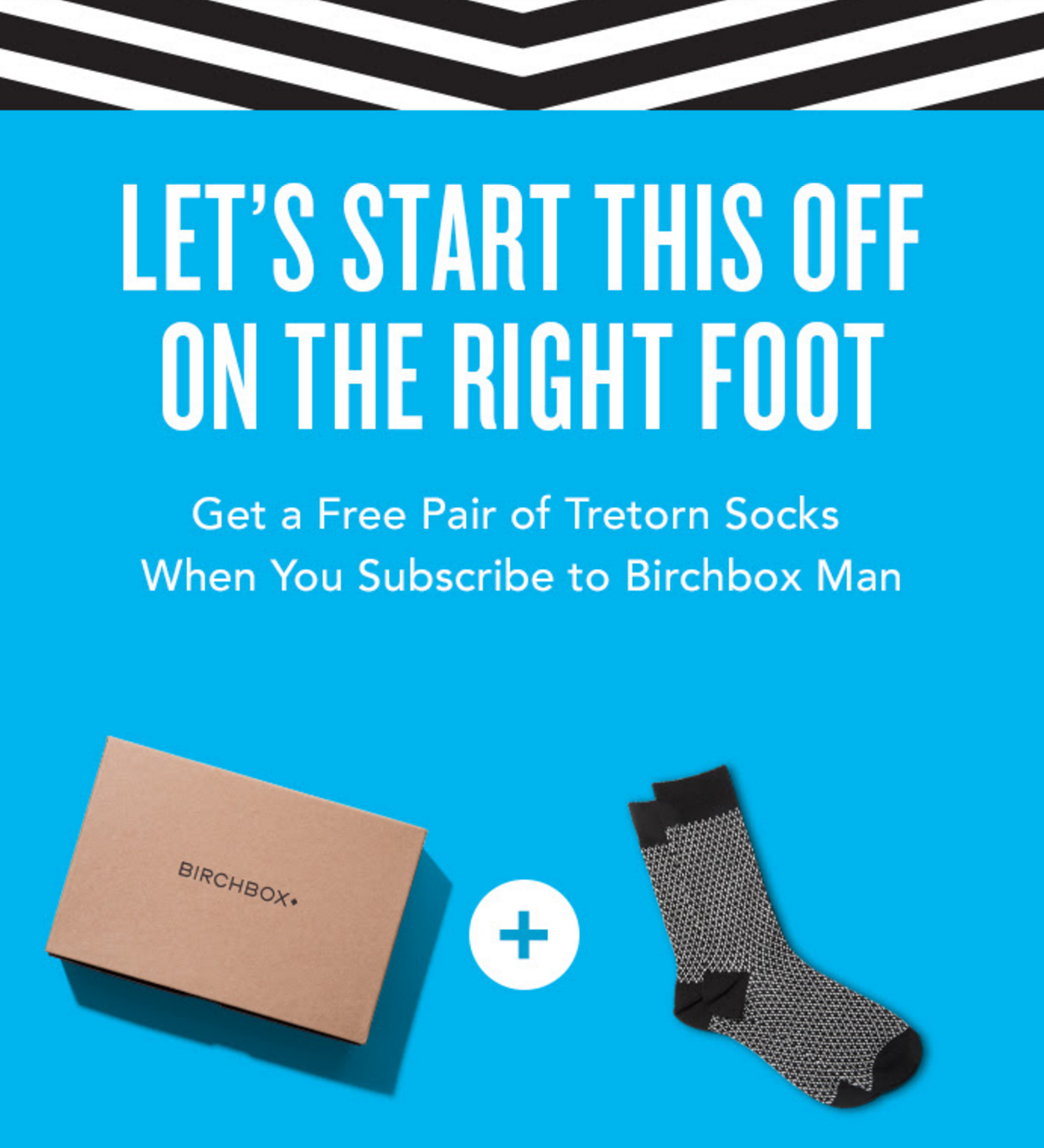 Free Pair of Socks with Birchbox Man Subscription!
