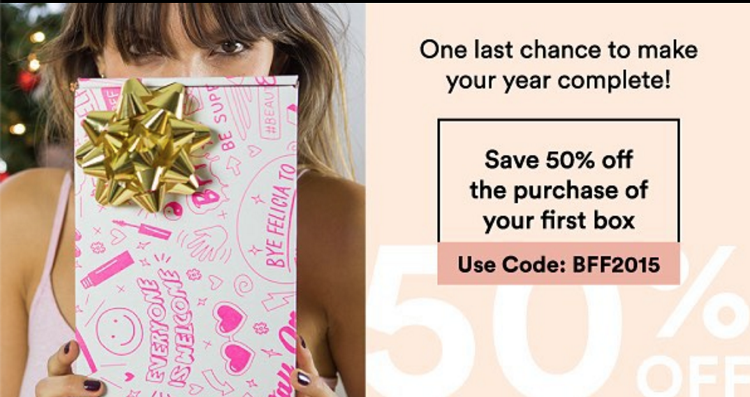 BeautyCon BFF Flash Sale – 50% Off First Box!