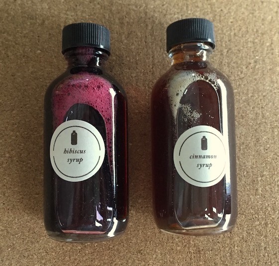 Shaker & Spoon Subscription Box Review November 2015 - Syrups