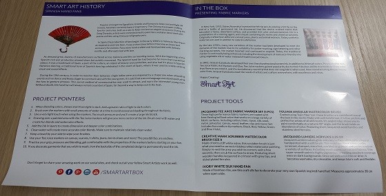 Smart Art Subscription Box Review November 2015 - booklet-inside