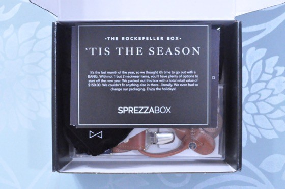 SprezzaBox Subscription Box Review + Coupon December 2015 - 2