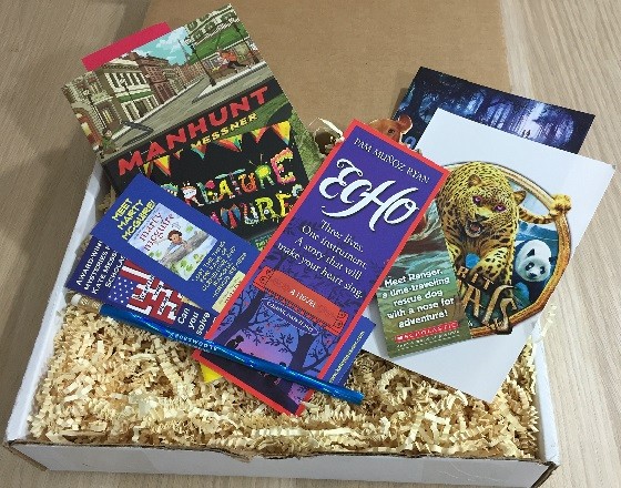 The Book Drop Children's Subscription Box Review December 2015 - inside