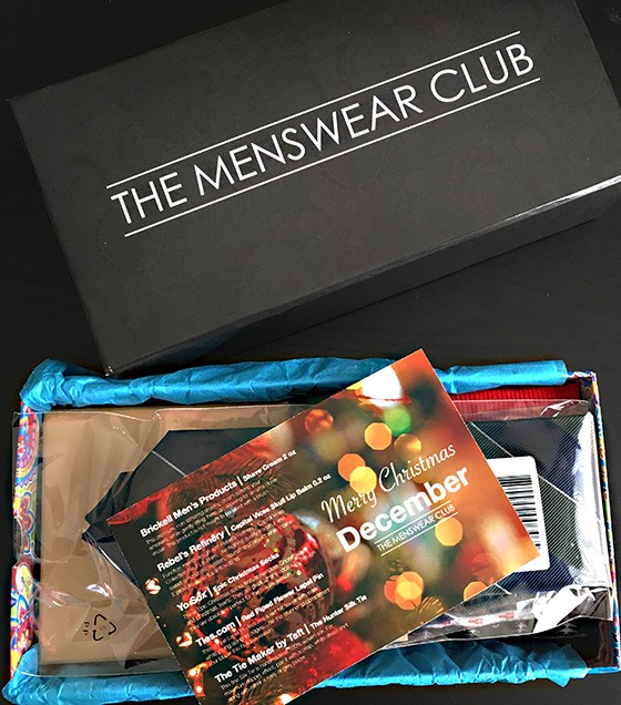 The Menswear Club Subscription Parcel Review December 2015 - 1