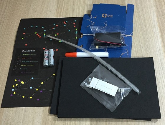 Tinker Crate Subscription Box Review & Coupon November 2015 - supplies