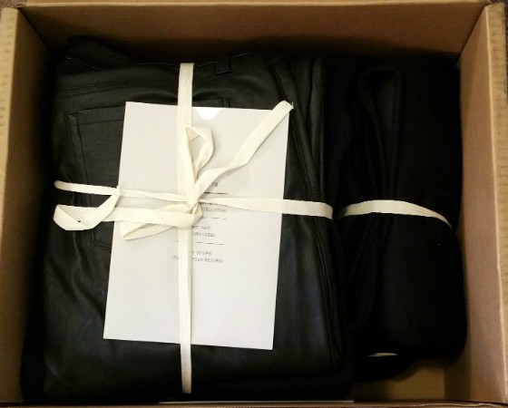 Trunk Club Review #2 Women's Clothing Subscription Service -  - inside packaging