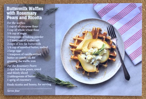 Turntable Kitchen Subscription Box Review November 2015 - WaffleRecipe