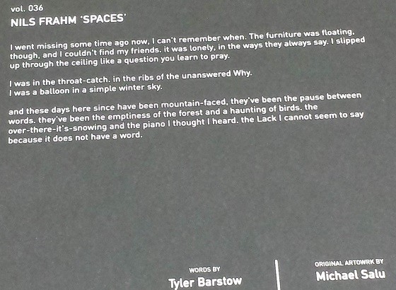 Vinyl Me, Please Subscription Box Review December 2015 - poem