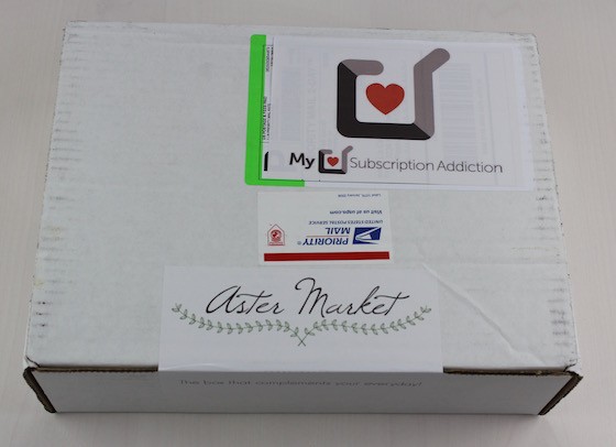Aster Market Subscription Box Review + Coupon – December 2015
