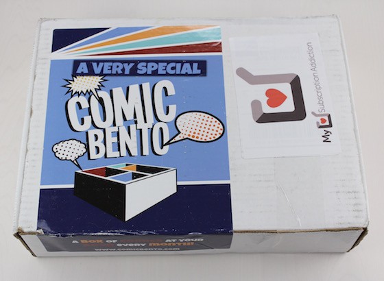 Comic Bento Subscription Box Review – December 2015