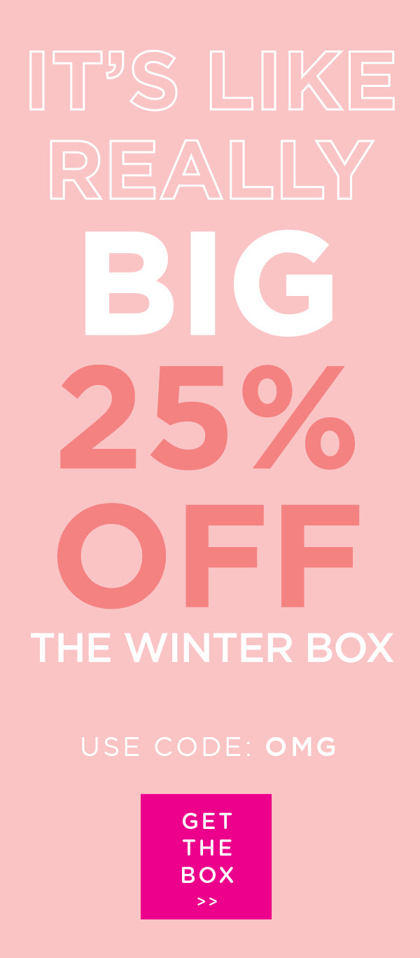Last Day! Save 25% Off The Winter FabFitFun Box!