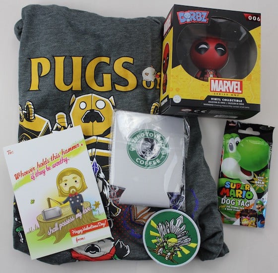 1UP Box Subscription Box Review + Coupon January 2016 - all items