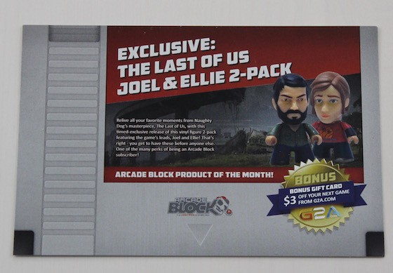 Arcade Block Subscription Box Review + Coupon December 2015 - card