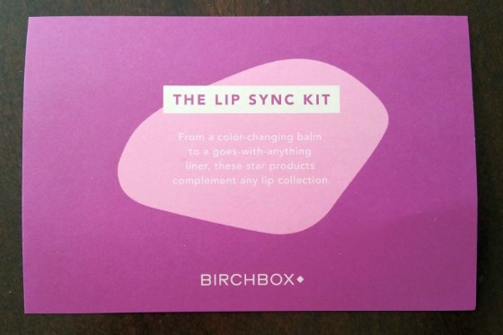 BIRCHBOX LIP SYNC KIT - info 1