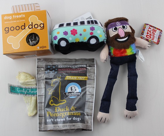 BarkBox Subscription Box Review & Coupon January 2016 - all items