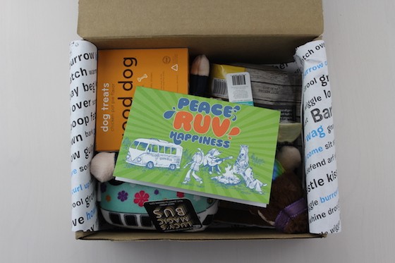 BarkBox Subscription Box Review & Coupon January 2016 - inside