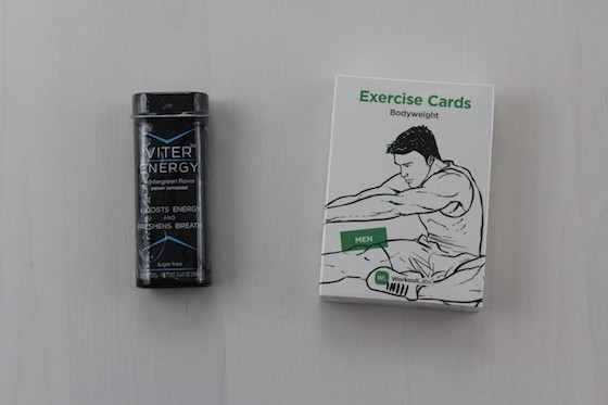 Bespoke Post Subscription Box Review + Coupon January 2016 Fit - mints and cards