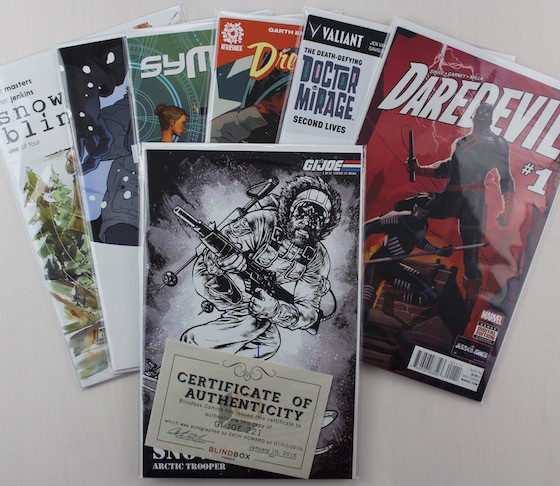 Blindbox Comics Subscription Box Review + Coupon January 2016 - all items