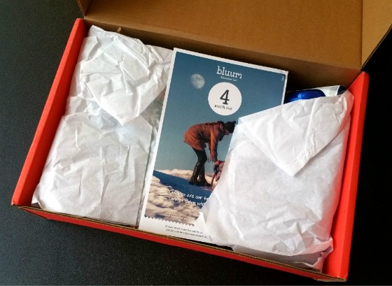Bluum Subscription Box Review & Coupon December 2015 - packaging