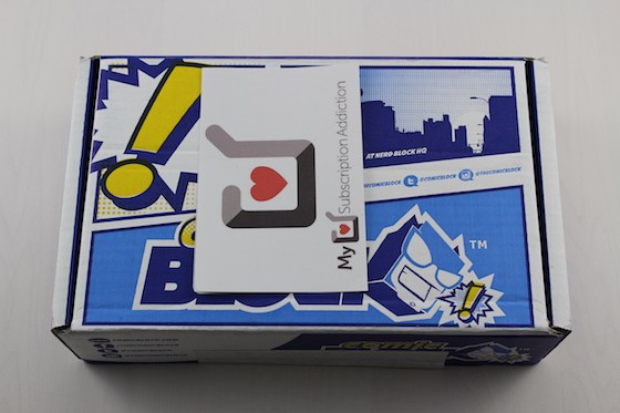 Comic Block Subscription Box Review + Coupon December 2015 - box