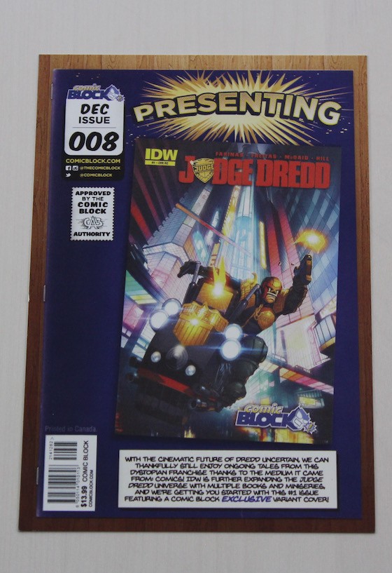 Comic Block Subscription Box Review + Coupon December 2015 - card