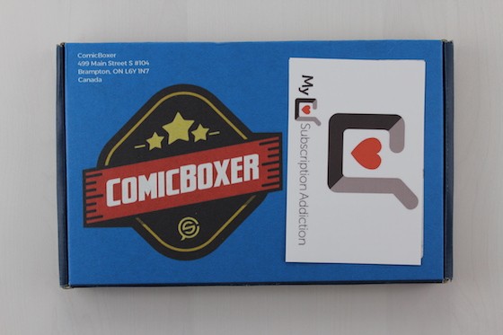 Comicboxer Subscription Box Review + Coupon December 2015 - box