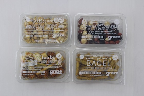 Graze 8-Snack Subscription Box Review + Free Box Coupon January 2016 - snacks