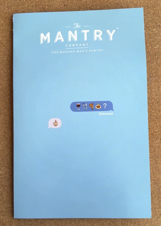 Mantry Subscription Box Review + Coupon December 2015 - Card