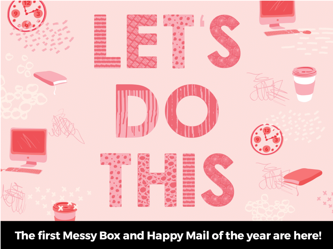 A Beautiful Mess Happy Mail + Messy Box January 2016 Spoilers