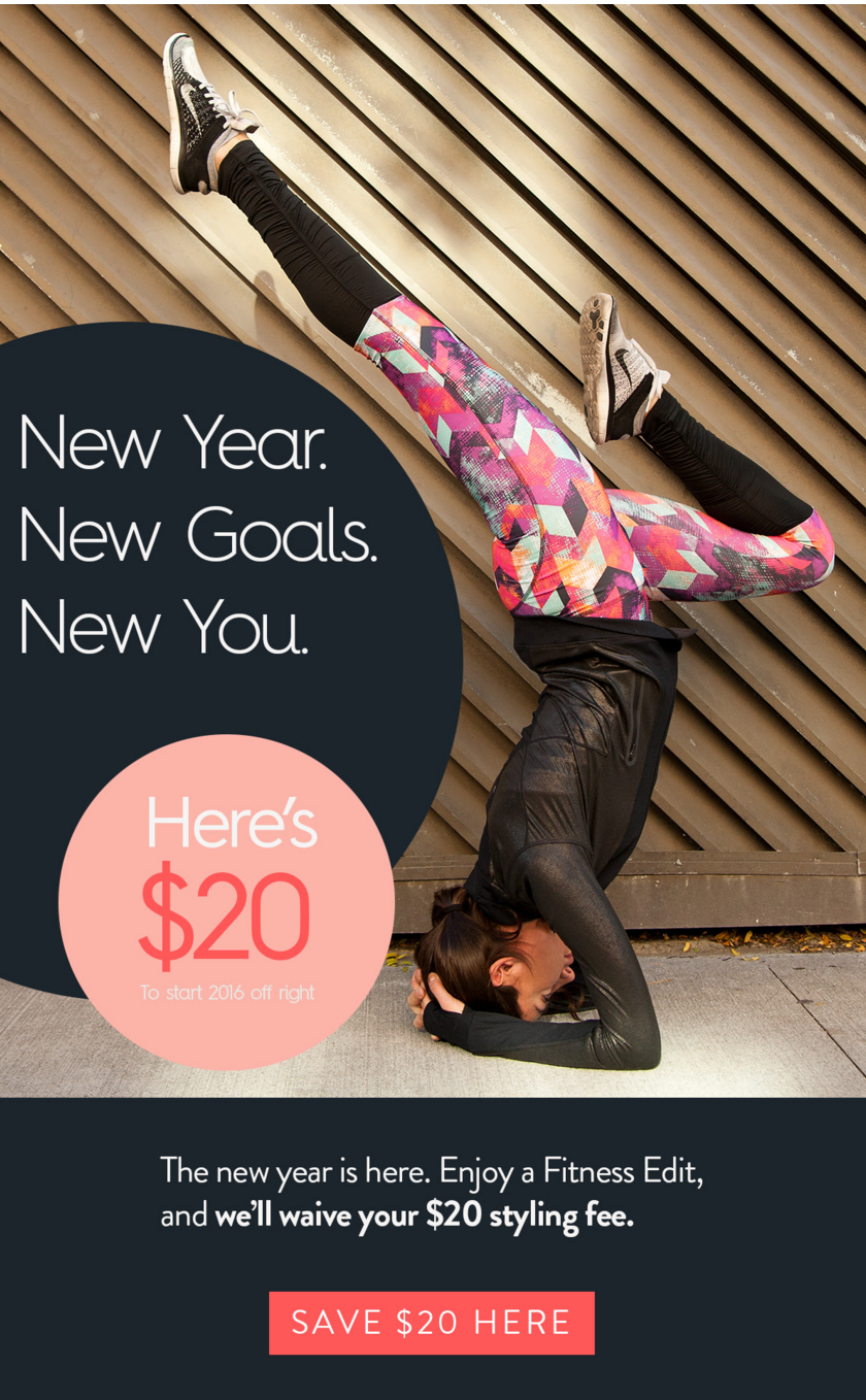 Wantable Fitness Edit – Get Your $20 Stylist Fee for Free!