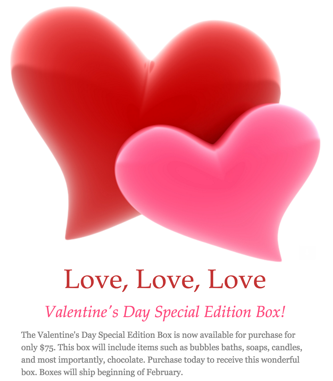 Artistry Gifts Valentine’s Day Special Edition Box On Sale