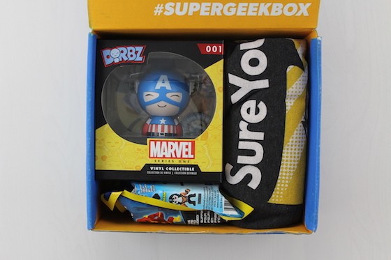 Super Geek Box Subscription Box Review January 2016 - inside