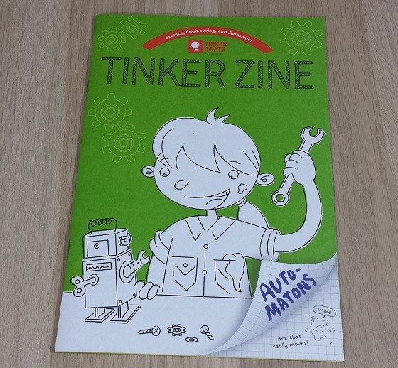 Tinker Crate Subscription Box Review & Coupon  December 2015 - magazine