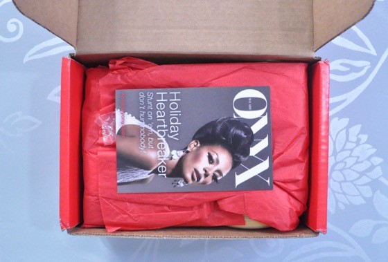 We Are Onyx Beauty Box Subscription Box Review December 2015 - 2