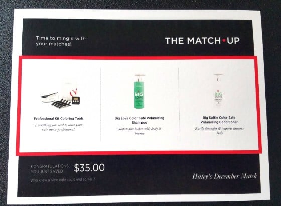 eSalon The Match Up Box Review + 50 percent Off Coupon December 2015 - info
