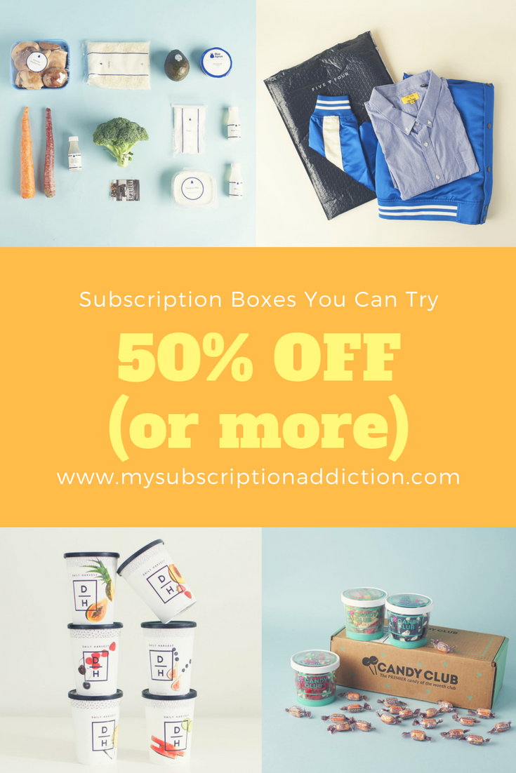 20 Subscription Boxes You Can Try for 50% Off or More!