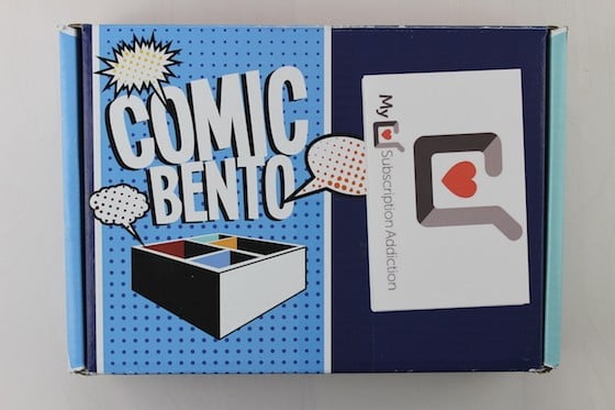 Comic Bento Subscription Box Review – January 2016