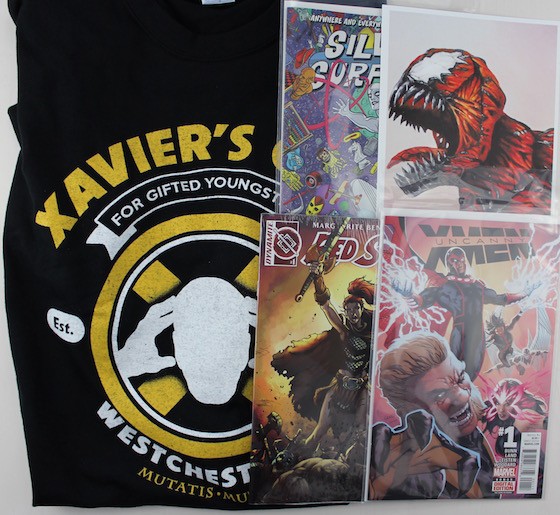 Comic Block Subscription Box Review + Coupon January 2016 - all items
