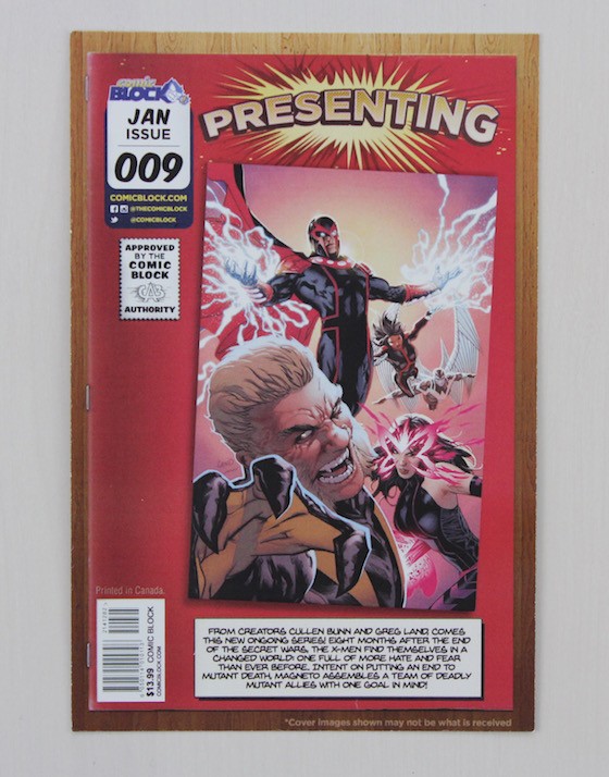 Comic Block Subscription Box Review + Coupon January 2016 - card