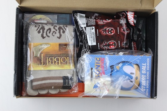 Geek Me Box Subscription Review February 2016 - inside