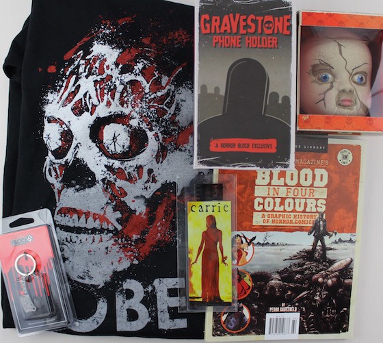 Horror Block Subscription Box Review + Coupon January 2016 - all items