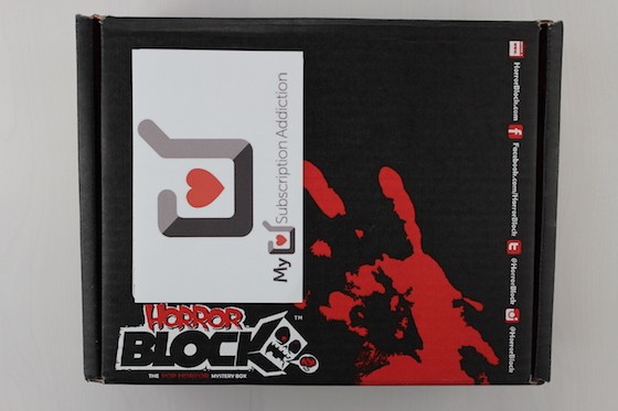 Horror Block Subscription Box Review + Coupon January 2016 - box