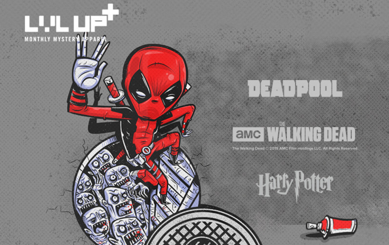 Level Up February 2016 Spoilers + Free Deadpool Cufflinks!
