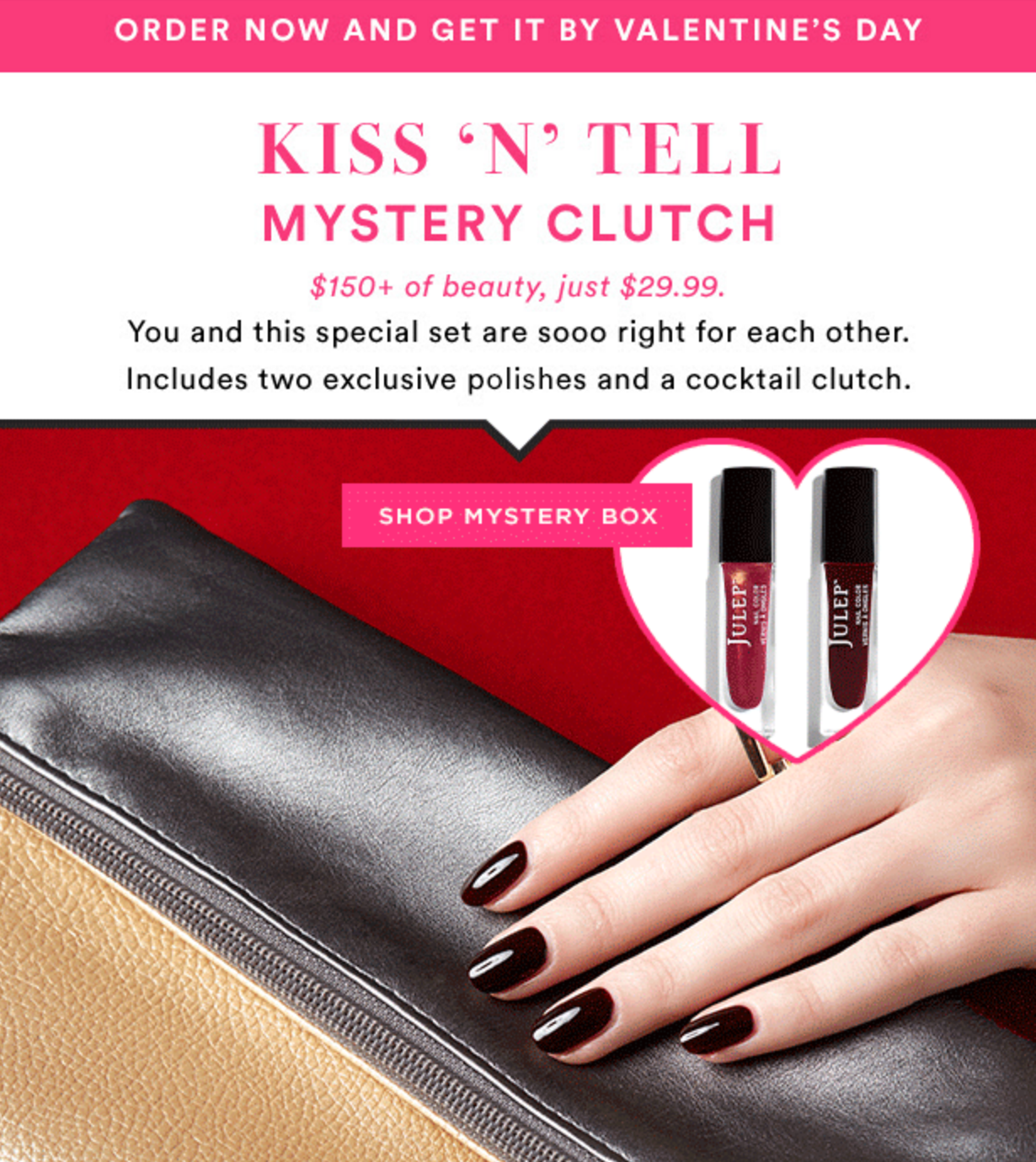 Last Day! Julep Mystery Box Clutch + Coupon Code
